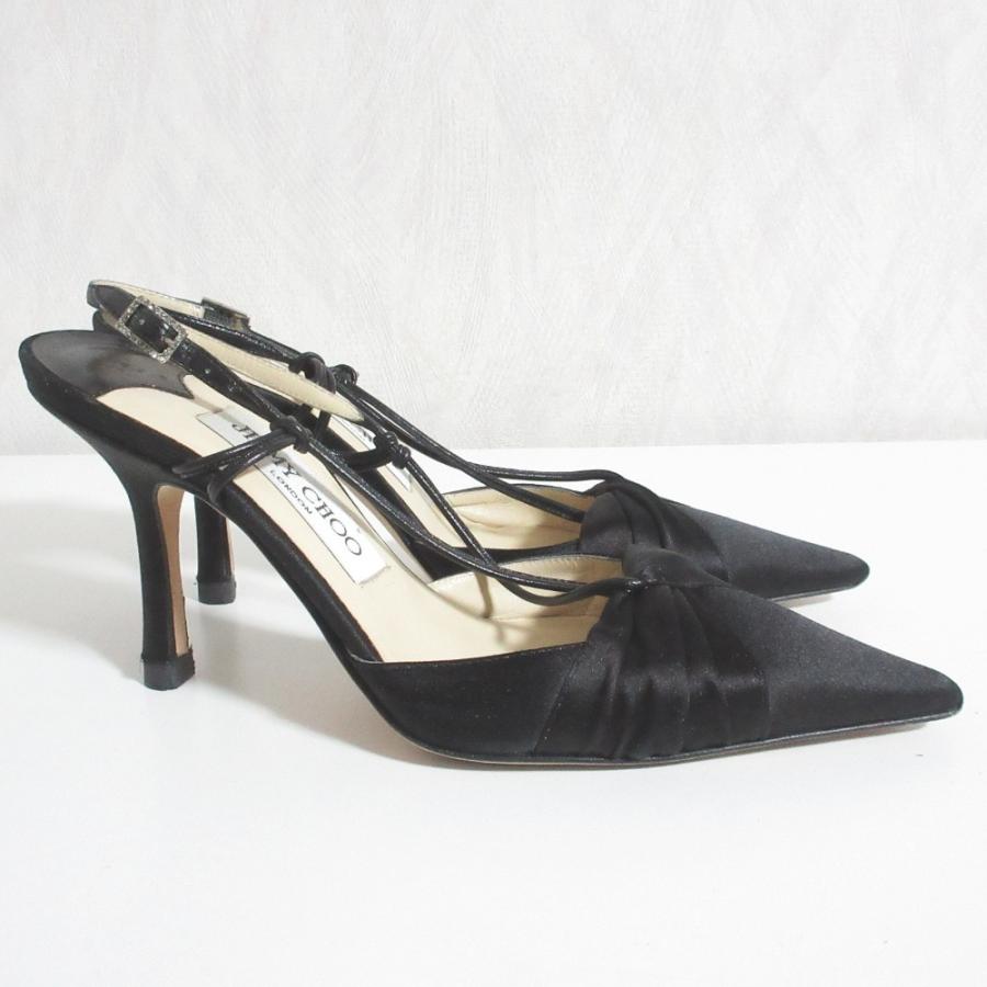 JIMMY CHOO（ジミーチュウ） 良品 スリングバック ポインテッドトゥ 