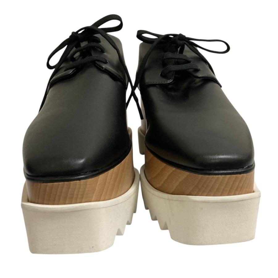 早い者勝ち　ステラマッカートニー　エリス　プラットフォーム　37.5 希少の黒 Stella McCartney（ステラ・マッカートニー） 新品同様 エリス