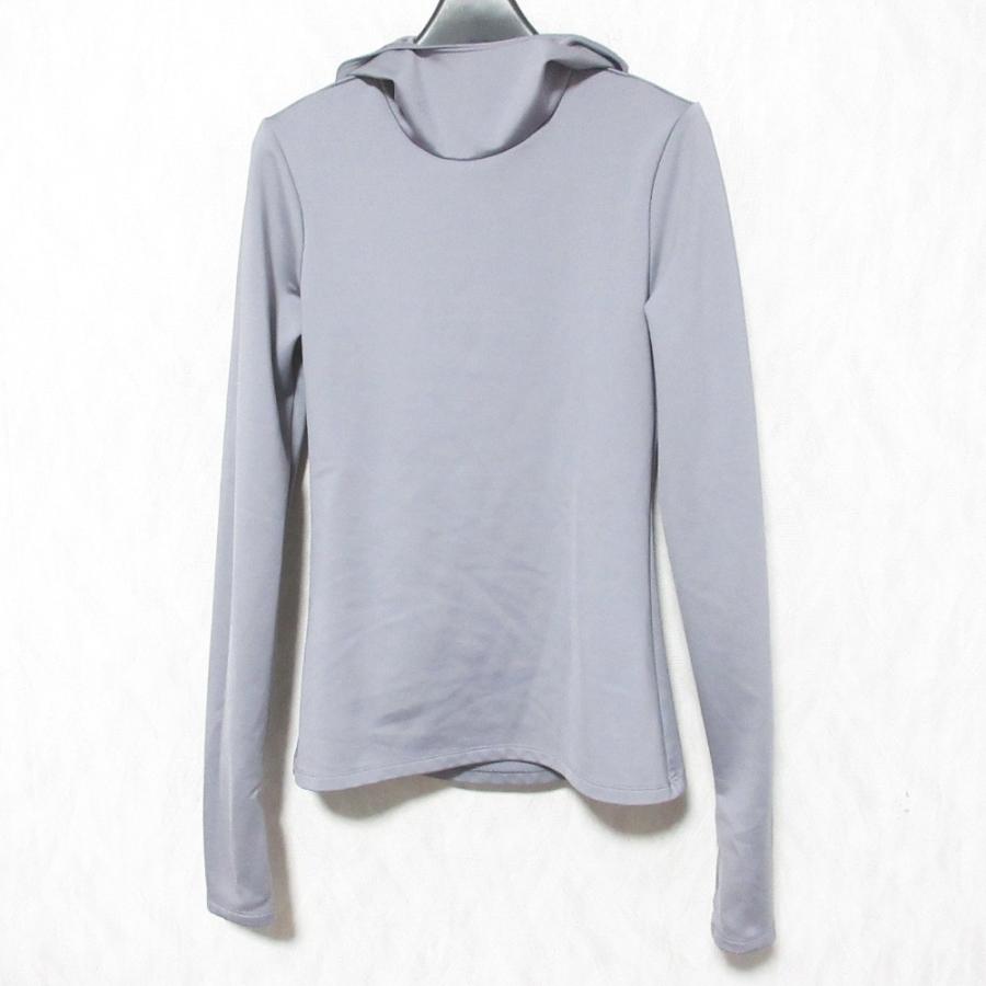 美品 alo yoga アローヨガ Airlift Winter Warm フード付きランナー カットソー W3735R XS グレー レディース 古着 中古 USED Alo Yoga 美品 アローヨガ Airlift Winter Warm フード付きランナー