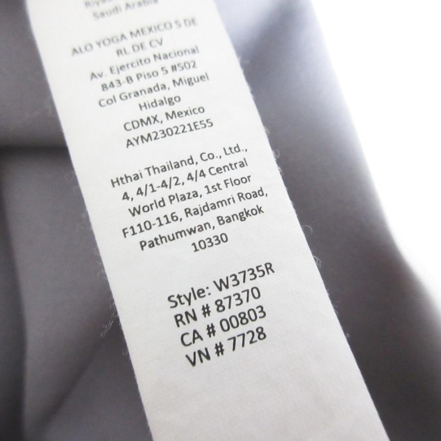 美品 alo yoga アローヨガ Airlift Winter Warm フード付きランナー カットソー W3735R XS グレー レディース 古着 中古 USED Alo Yoga 美品 アローヨガ Airlift Winter Warm フード付きランナー