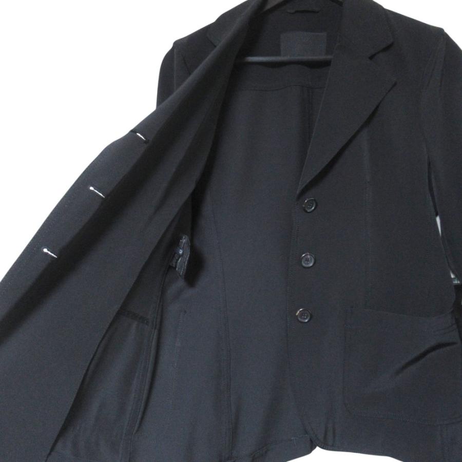 PRADA プラダ　ブラック　パンツスーツ　セットアップ　42 40 PRADA（プラダ） 美品 テーラードジャケット+スラックスパンツ スーツ