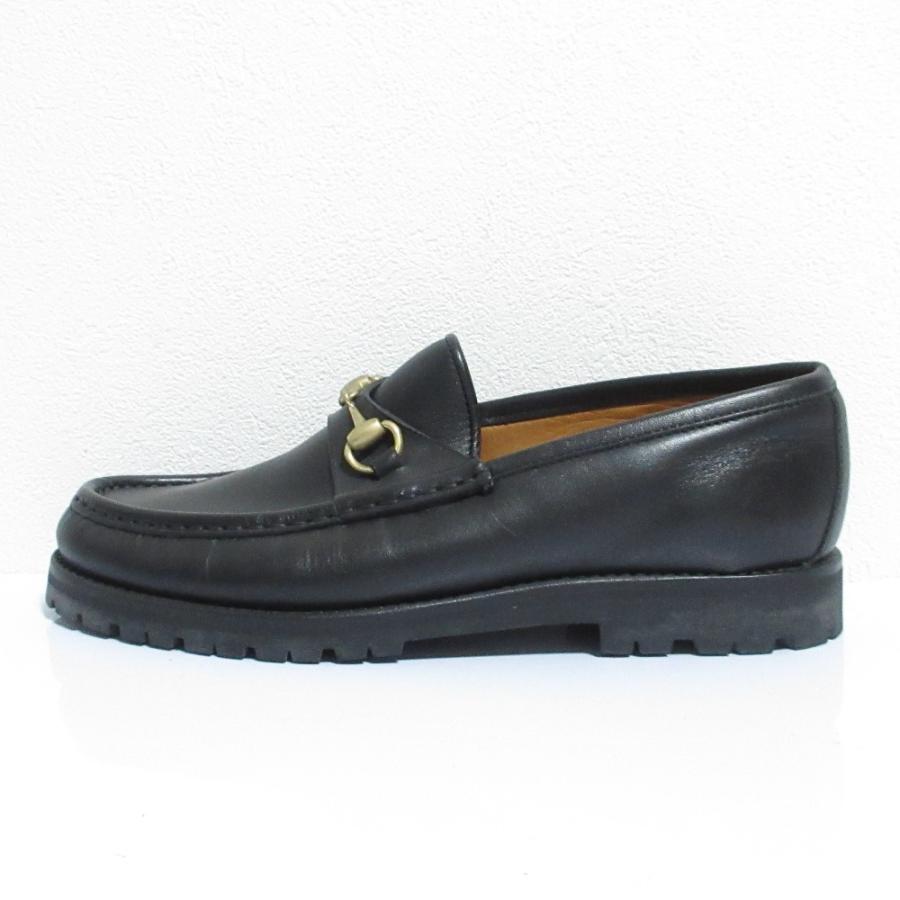 GUCCI（グッチ） 美品 レザー ホースビットローファー シューズ 34.5