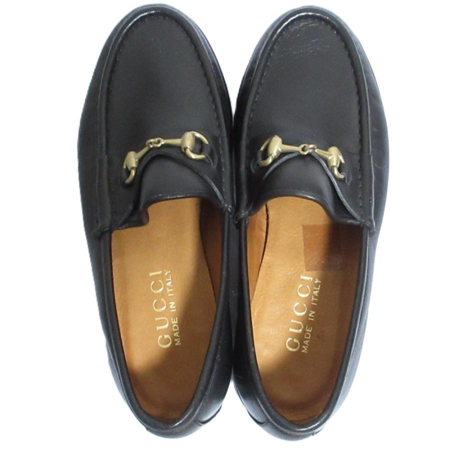 GUCCI（グッチ） 美品 レザー ホースビットローファー シューズ 34.5