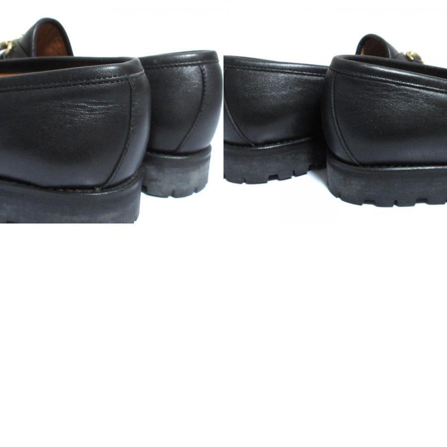 GUCCI（グッチ） 美品 レザー ホースビットローファー シューズ 34.5