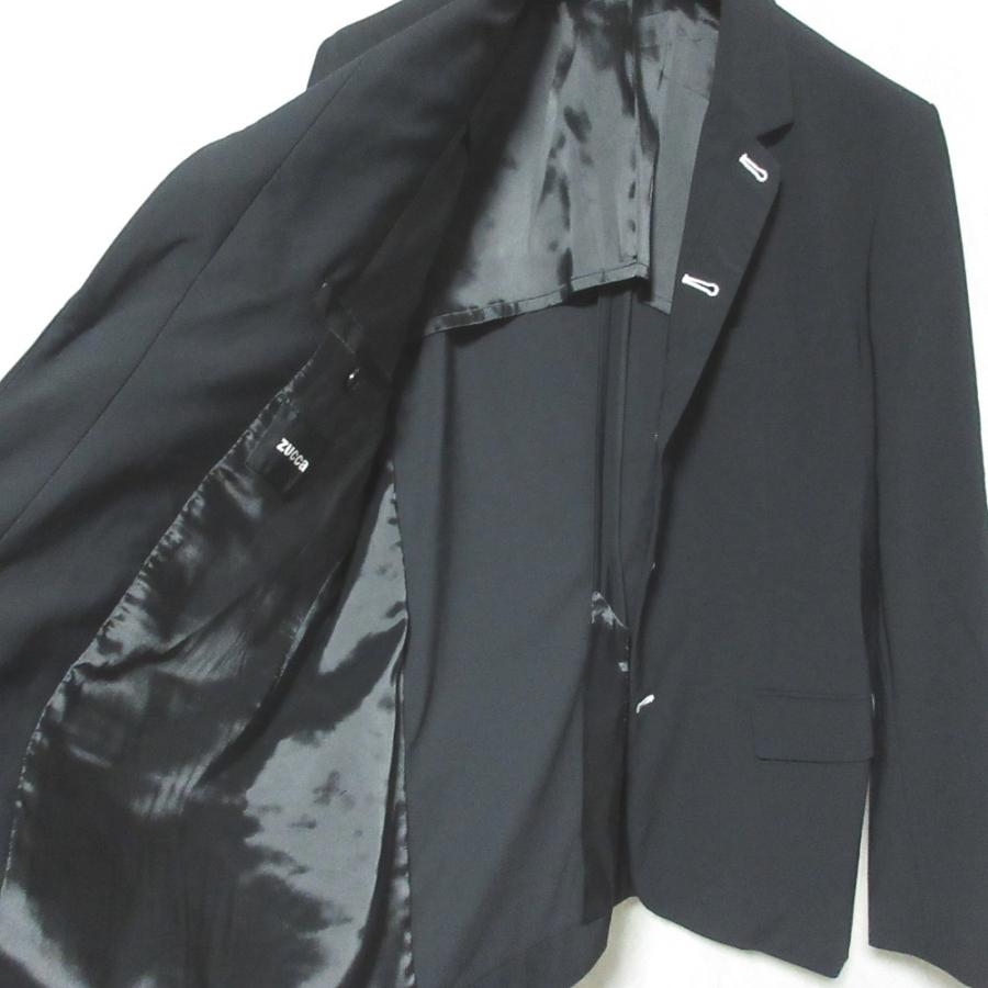 ZUCCa（ズッカ） 美品 ナイロン ストレッチ テーラードジャケット 