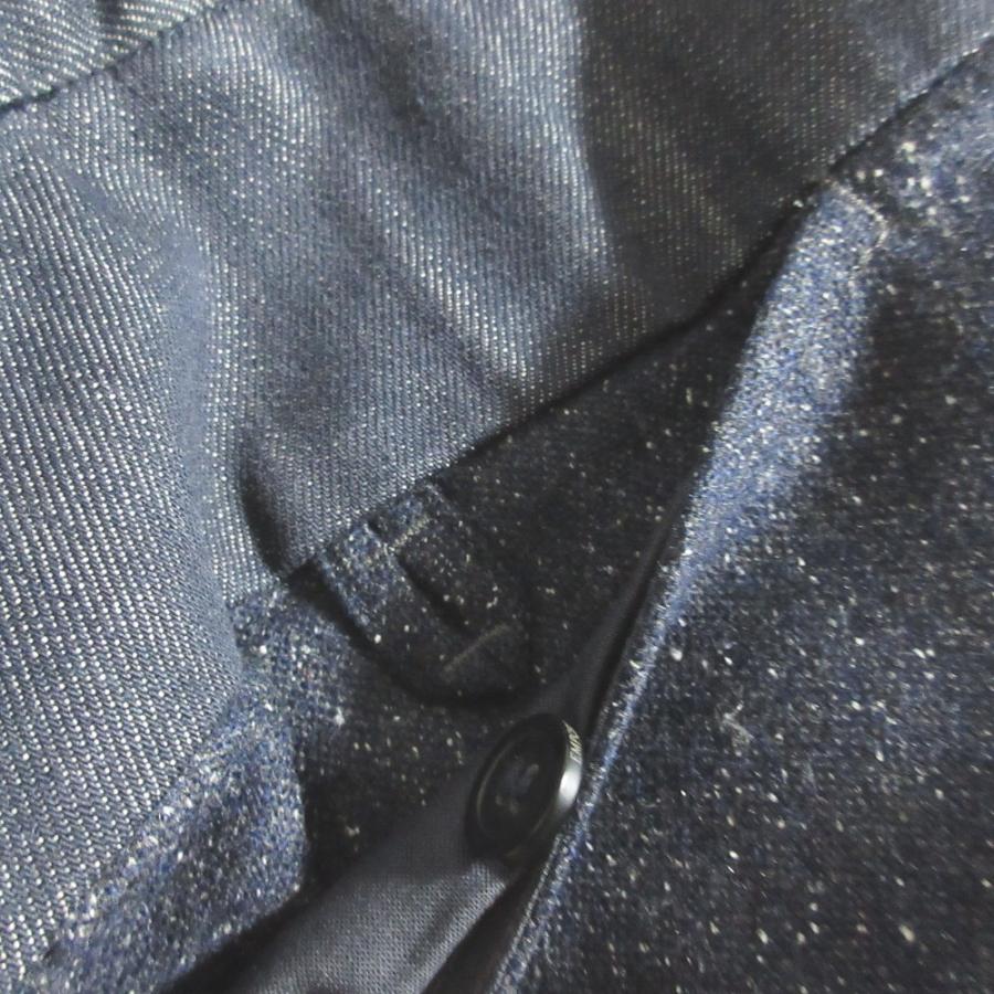 美品 EMPORIO ARMANI エンポリオアルマーニ メランジウール ストレッチ イージージョガーパンツ 44 インディゴブルー メンズ 古着 中古 USED EMPORIO ARMANI 美品 エンポリオアルマーニ メランジウール ストレッチ