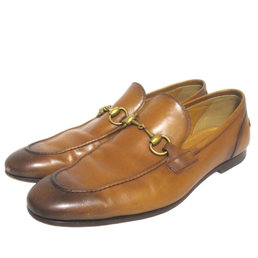 GUCCI（グッチ） 良品 ヨルダーン ホースビット レザー ローファー