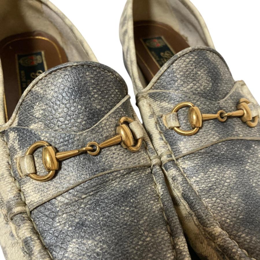 GUCCI（グッチ） 良品 パイソン柄 ホースビットローファー 36 23cm相当