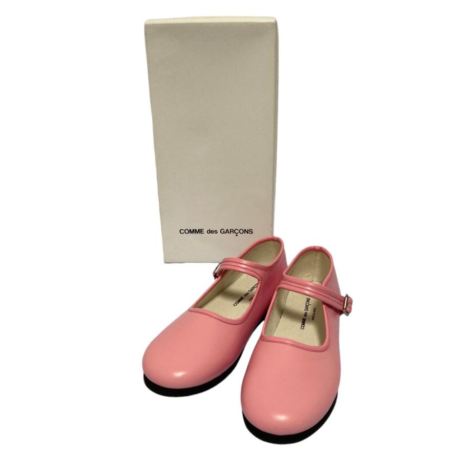 コムデギャルソン パンプス メリージェーン ストラップ レザー 厚底 アイボリー COMME des GARCONS（コムデギャルソン） 美品 レザー メリージェーン
