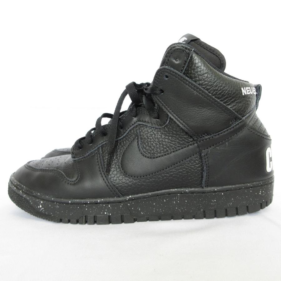 美品 NIKE ナイキ アンダーカバー コラボ DUNK HI 1985 ダンク ハイ レザー スニーカー DQ4121-001 28cm ブラック メンズ 古着 中古 USED NIKE（ナイキ） 美品 アンダーカバー コラボ DUNK HI 1985 ダンク ハイ