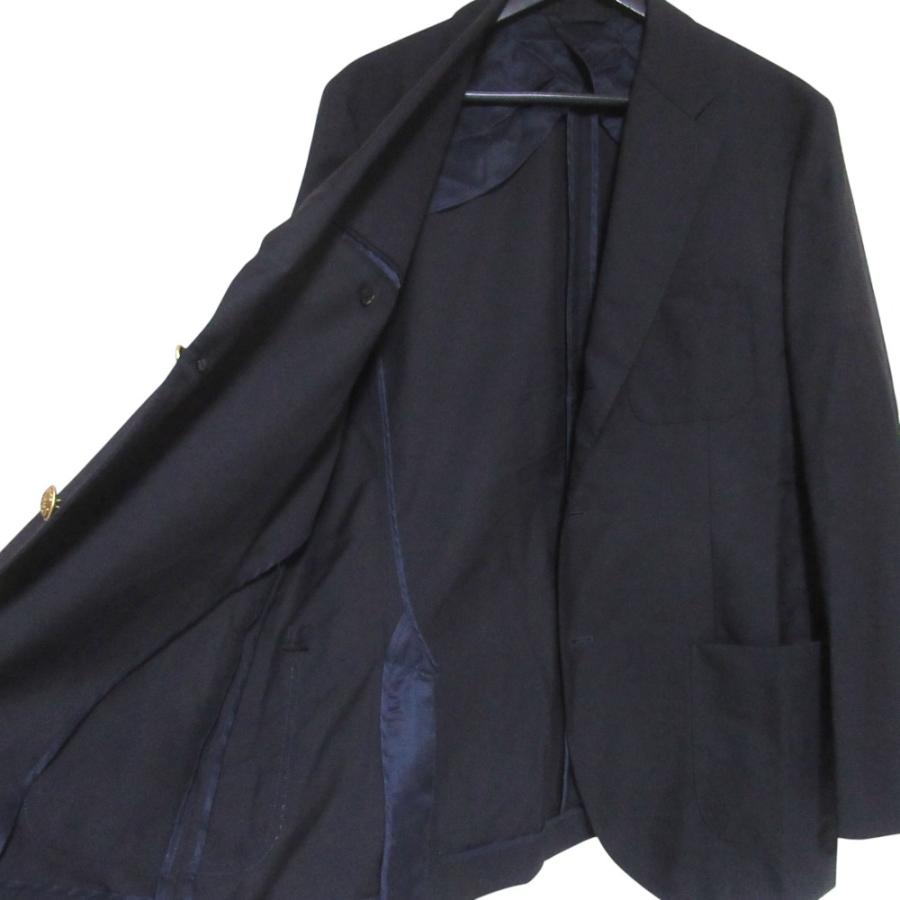 PAPAS（パパス） 良品 段返り3B 金ボタン ブレザー テーラード