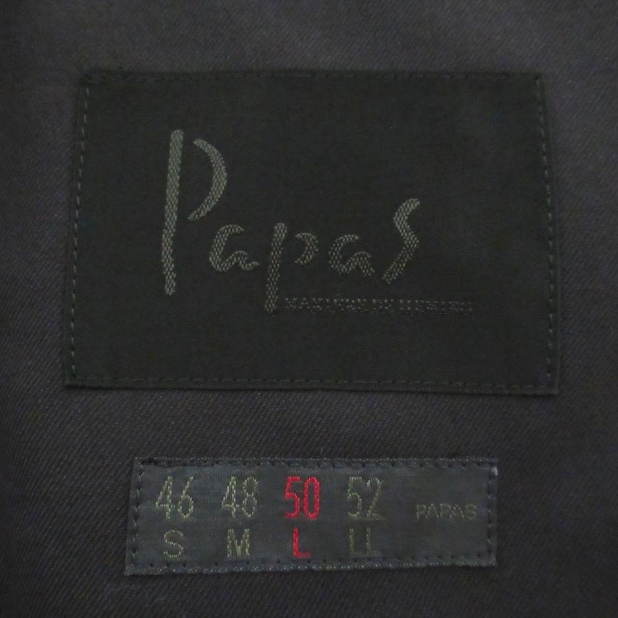PAPAS（パパス） 良品 段返り3B 金ボタン ブレザー テーラード