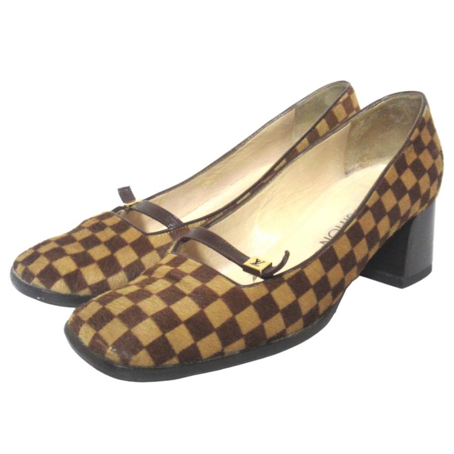 LOUIS VUITTON（ルイ・ヴィトン） 良品 ダミエソバージュ ハラコレザー