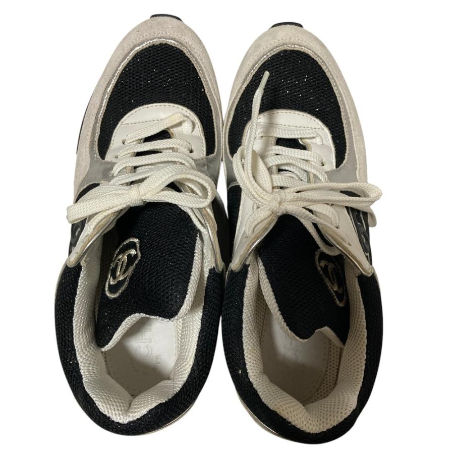 CHANEL（シャネル） 良品 ココマーク スエードレザー メッシュ