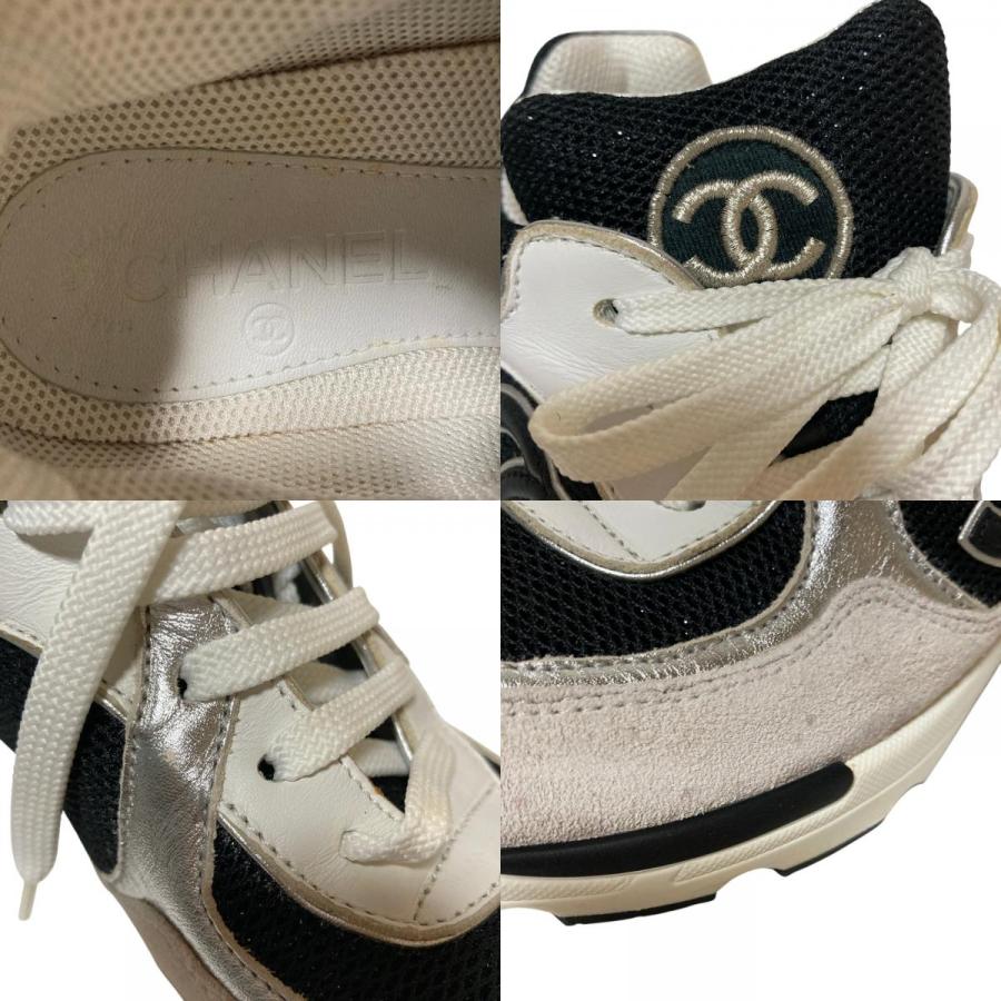 CHANEL（シャネル） 良品 ココマーク スエードレザー メッシュ