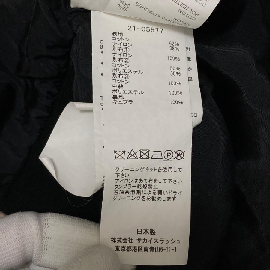 sacai（サカイ） 良品 stitching bat sleeve hooded jacket ドッキング
