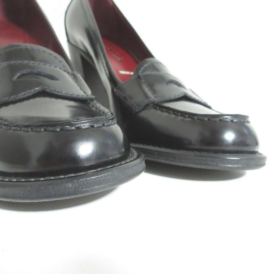 PRADA（プラダ） 美品 チャンキーヒール コインローファーパンプス 36 