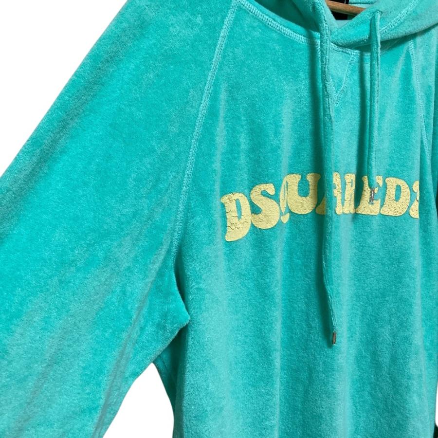 DSQUARED2（ディースクエアード） 良品 ロゴプリント パイル地 プル