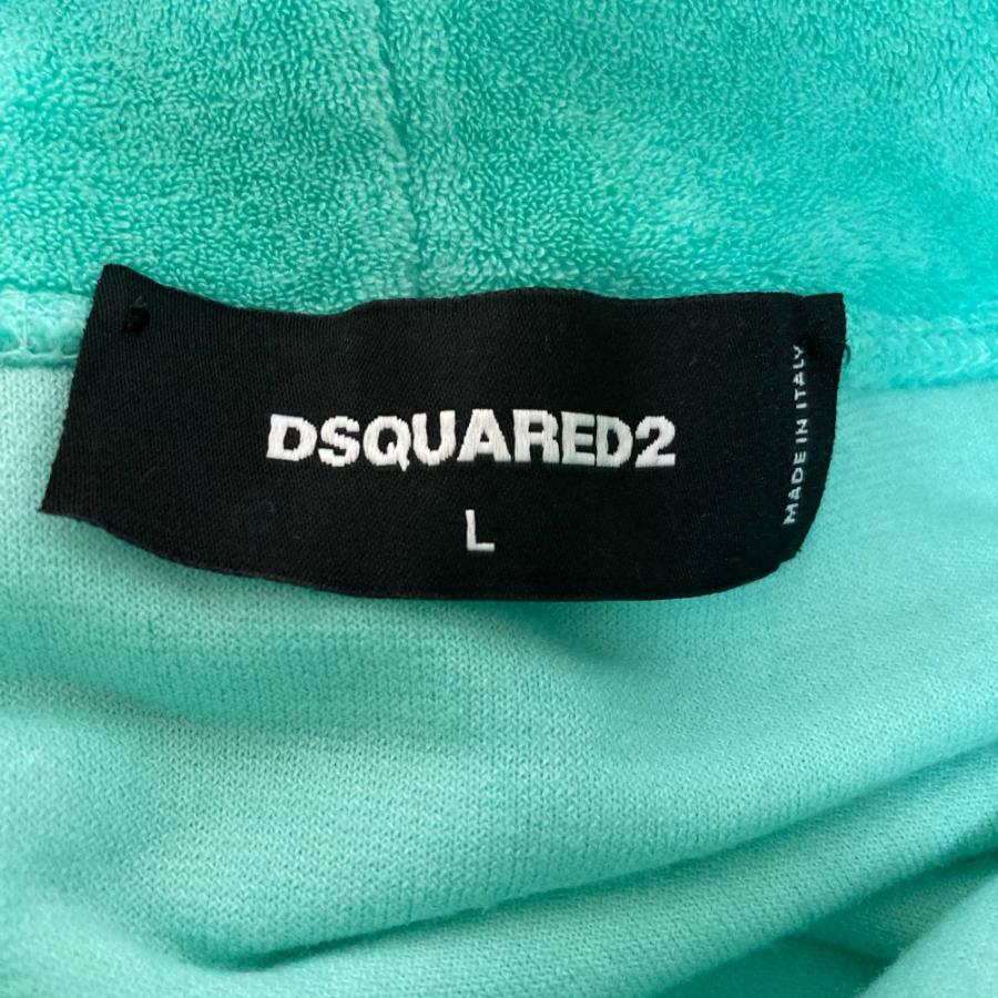 DSQUARED2（ディースクエアード） 良品 ロゴプリント パイル地 プル