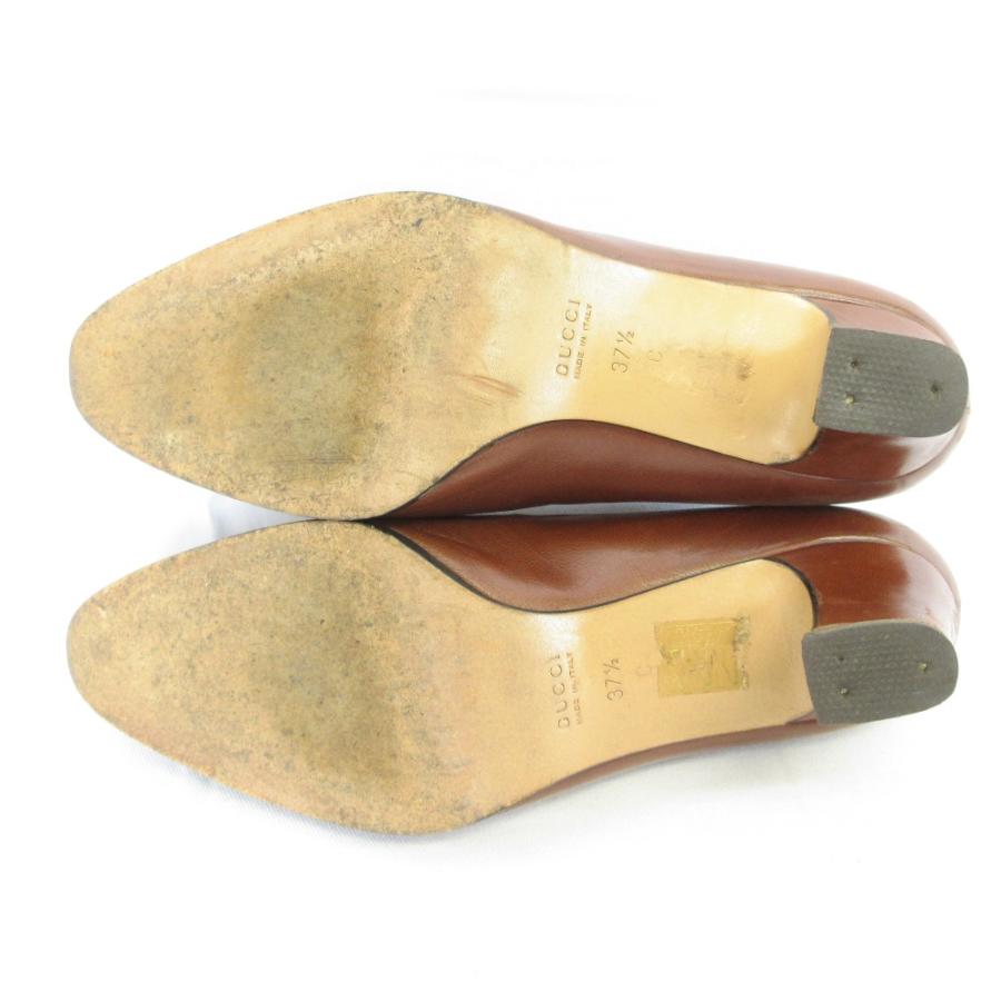 GUCCI（グッチ） 良品 ホースビット レザー ヒール ローファー 