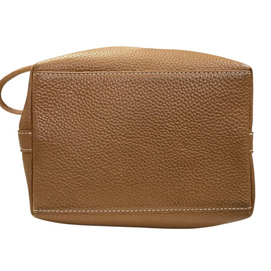 VASIC（ヴァジック） 美品 巾着 レザーショルダーバッグ ブラウン