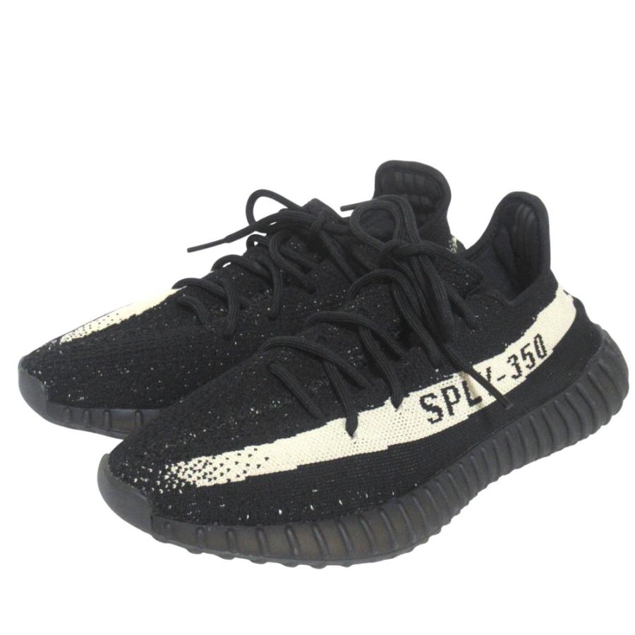 美品  アディダス Yeezy Boost 350 V2 ニット スニーカー シューズ BY1604 27cm US9 ブラック メンズ 古着 中古 USED adidas（アディダス） 美品 Yeezy Boost 350 V2 ニット スニーカー