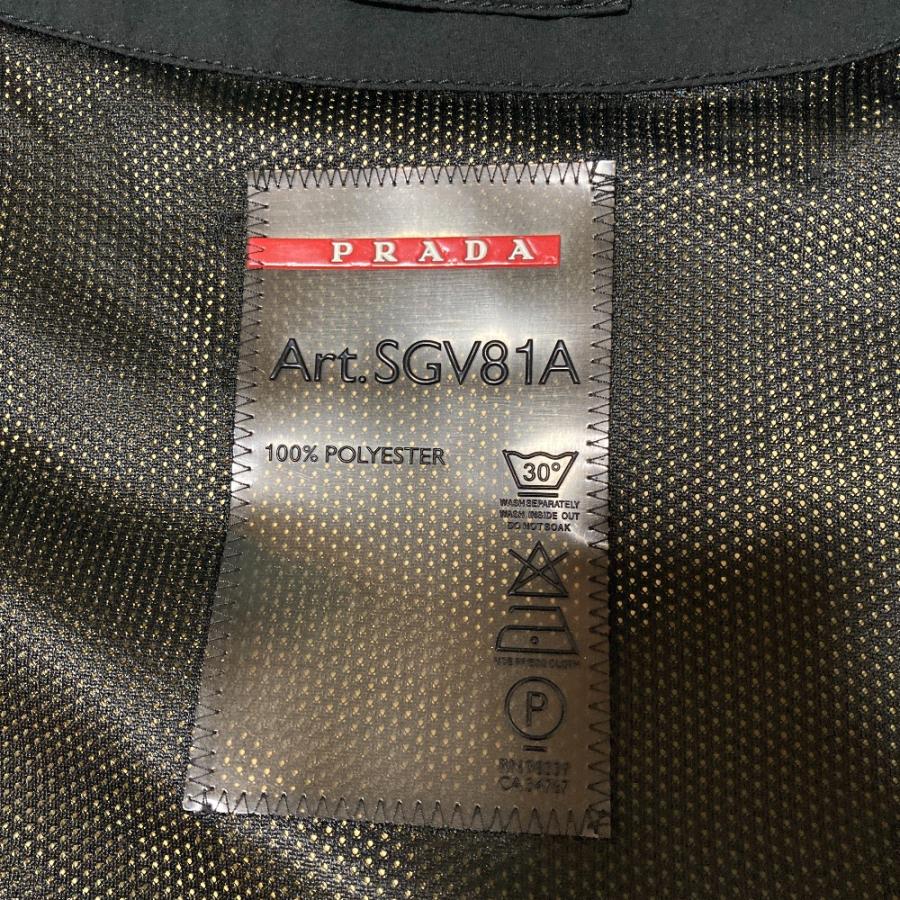 良品 PRADA SPORT プラダスポーツ ジップアップ ナイロンベスト SGV81A