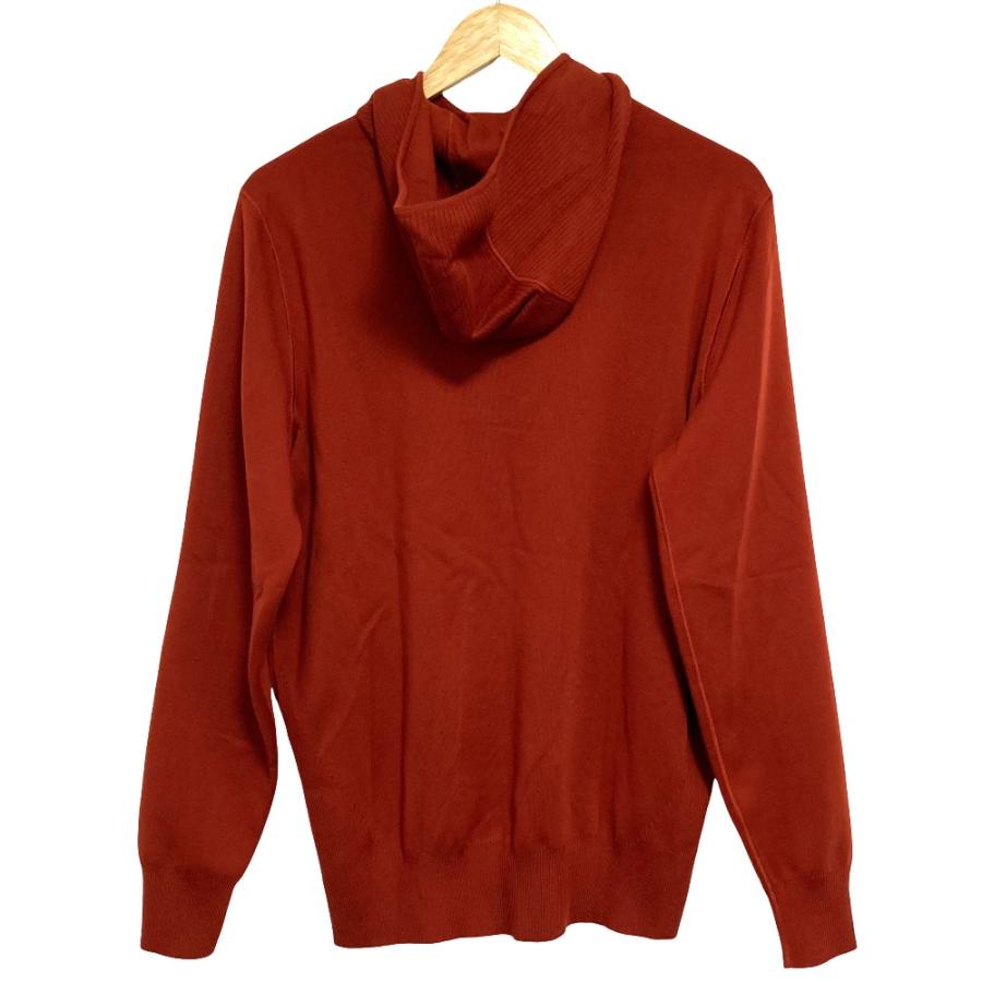 美品 LORO PIANA ロロピアーナ THE GIFT OF KINGS ハーフジップ バージンウール ニットパーカー サイズM ブラウン系 メンズ 古着 中古 USED Loro Piana（ロロピアーナ） 美品 THE GIFT OF KINGS ハーフジップ