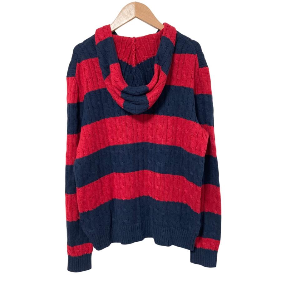 POLO RALPH LAUREN（ポロ・ラルフローレン） 美品 ボーダー柄 ケーブル 