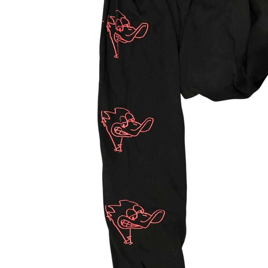 MONCLER（モンクレール） 美品 LS TSHIRT 袖ロゴプリント ワッペン T
