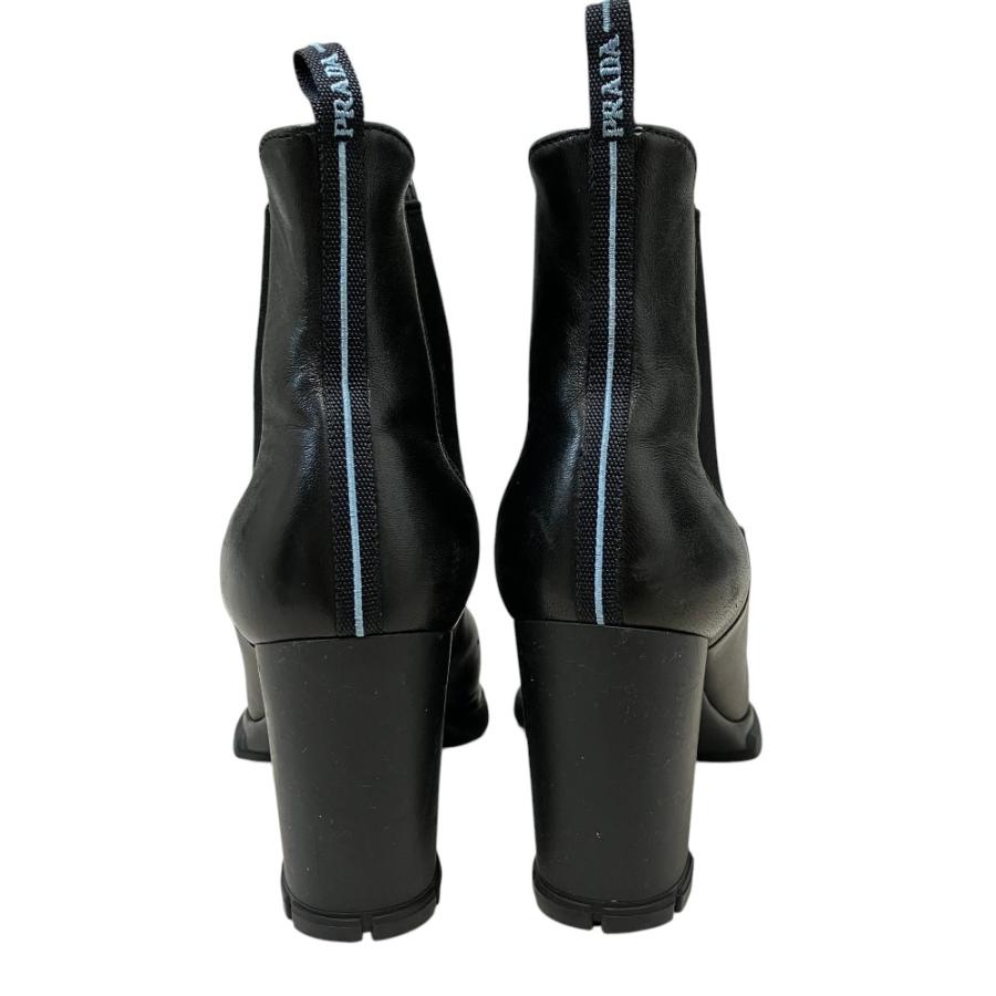PRADA（プラダ） 良品 サイドゴア レザー ショートブーツ 36 23cm相当 