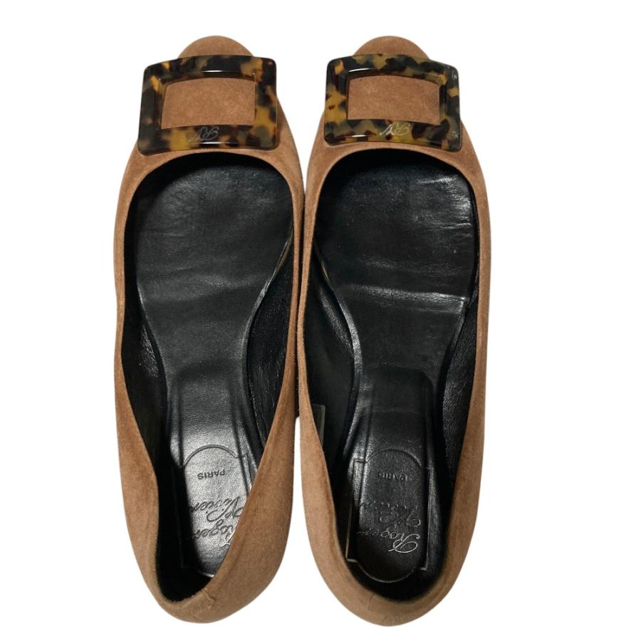 Roger Vivier（ロジェヴィヴィエ） 良品 スクエアバックル スエード