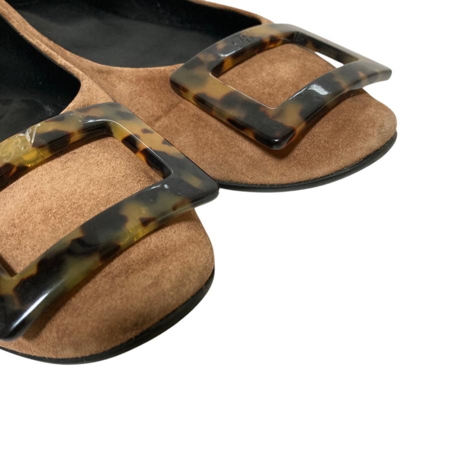 Roger Vivier（ロジェヴィヴィエ） 良品 スクエアバックル スエード