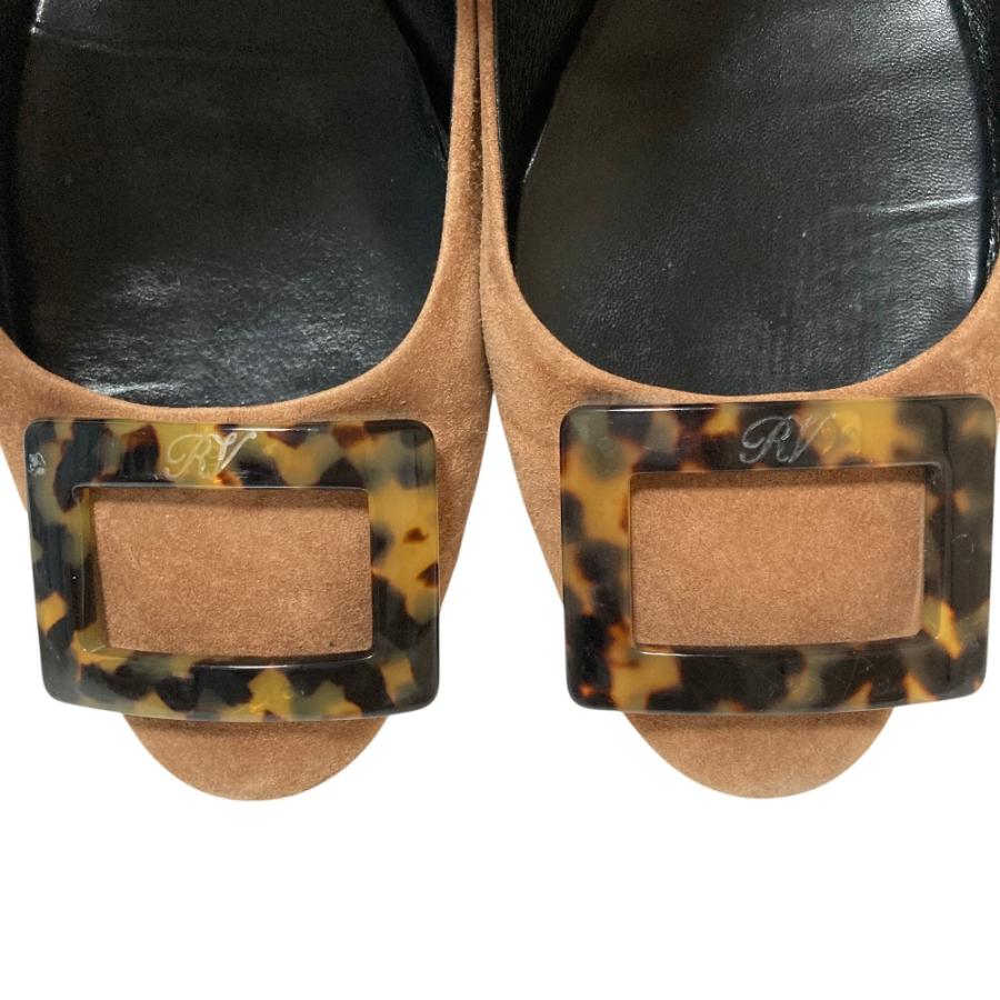 Roger Vivier（ロジェヴィヴィエ） 良品 スクエアバックル スエード
