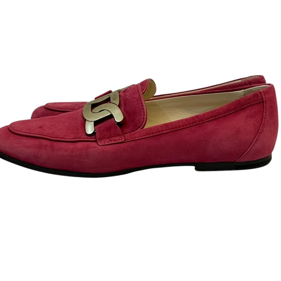 良品 TODS トッズ ケイト スエードレザー ローファー シューズ 37