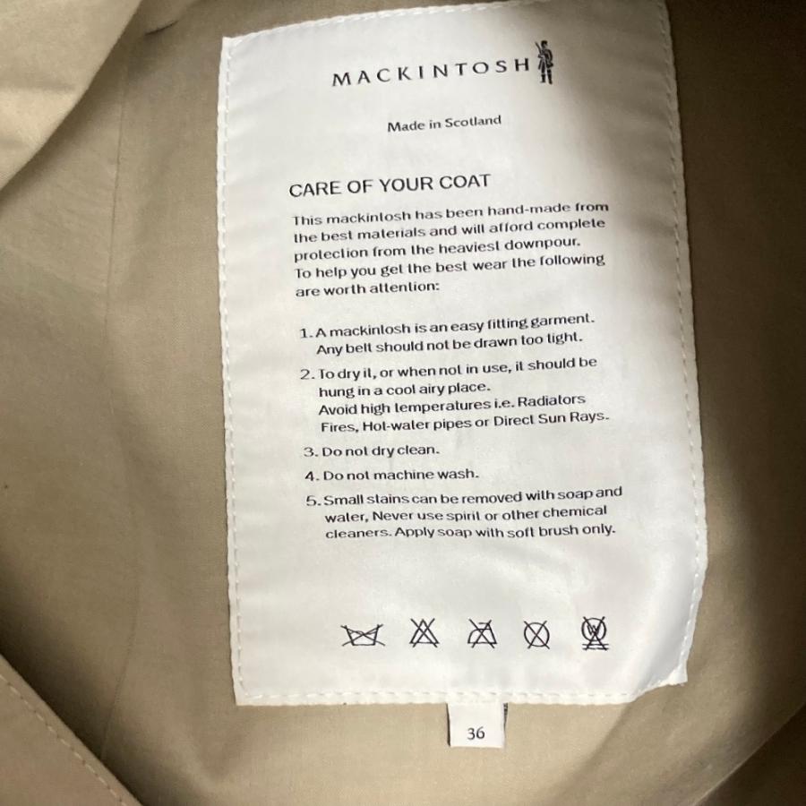 Mackintosh（マッキントッシュ） 美品 DUNANS EX ゴム引き ステン