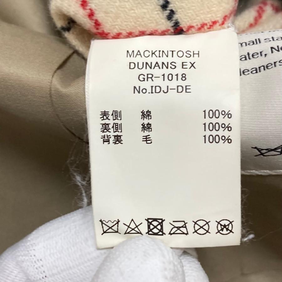 Mackintosh（マッキントッシュ） 美品 DUNANS EX ゴム引き ステン