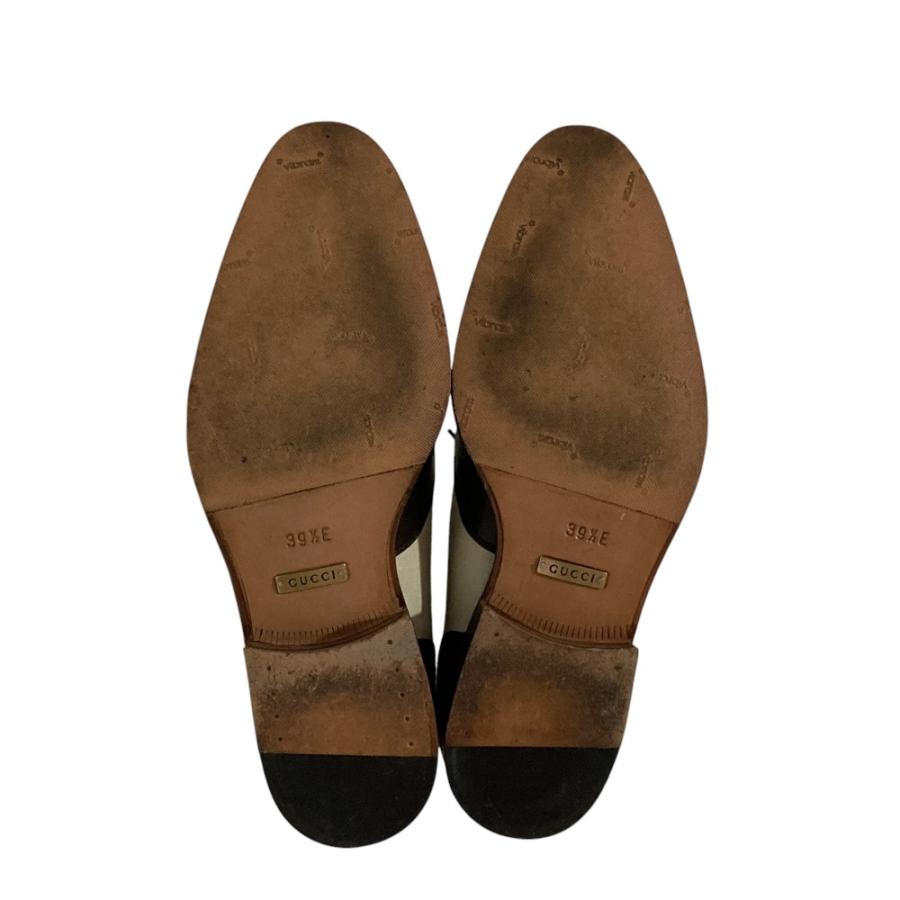 GUCCI（グッチ） バイカラー ウイングチップ レザーシューズ 39.5 E