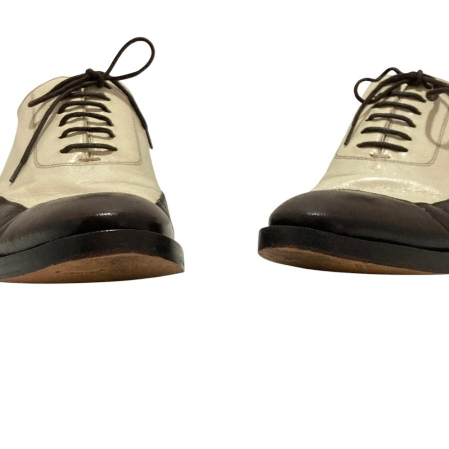GUCCI（グッチ） バイカラー ウイングチップ レザーシューズ 39.5 E