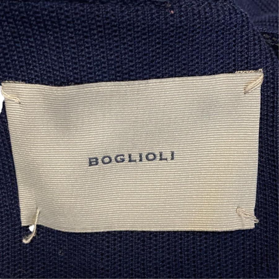 美品 ボリオリ SOHO コットン ニットテーラードジャケット アンコン 46M BOGLIOLI（ボリオリ） 良品 SOHO ソーホー ニットテーラードジャケット