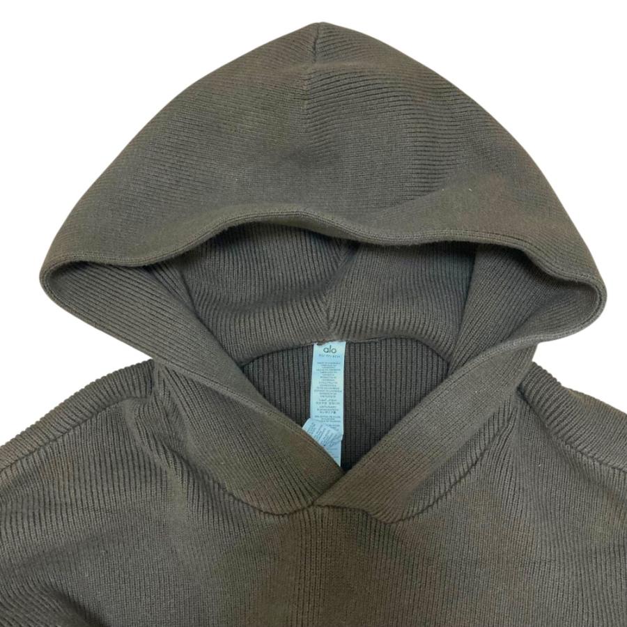 Alo Yoga 美品 アローヨガ Scholar Hooded Sweater ニットパーカー