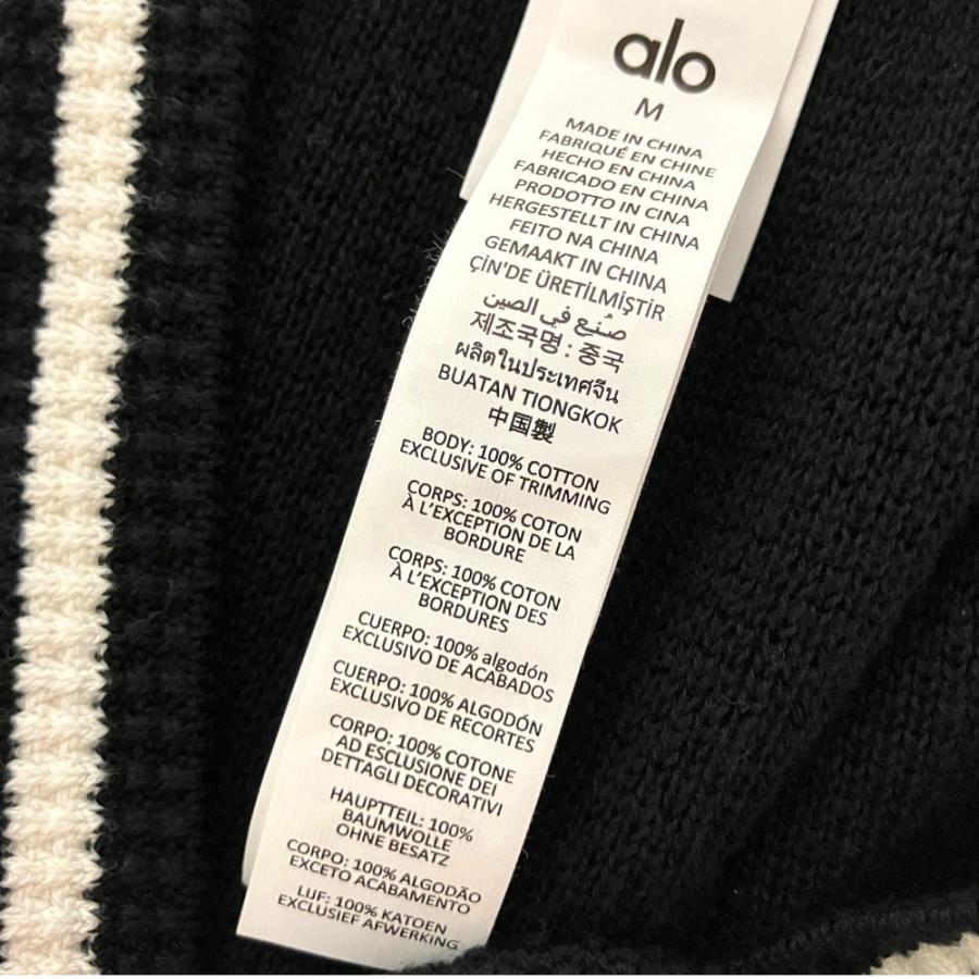 Alo Yoga 良品 アローヨガ Tennis Club Sweater Knit Cardigan テニス
