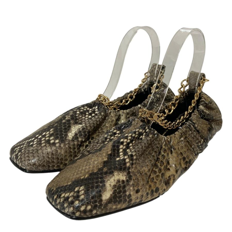 美品 PELLICO SUNNY ペリーコサニー ESPIGA パイソンレザー アンクル