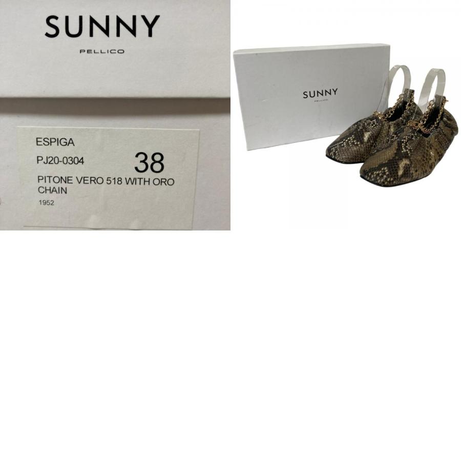 美品 PELLICO SUNNY ペリーコサニー ESPIGA パイソンレザー アンクル