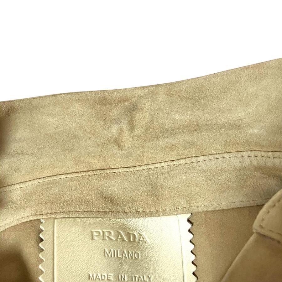 PRADA（プラダ） 良品 ヴィンテージ 長袖 スエードレザー シャツ