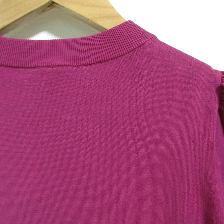HYKE（ハイク） 美品 23SS HYKE CREWNEC SWEATER WITH SHEER SLEEVE 
