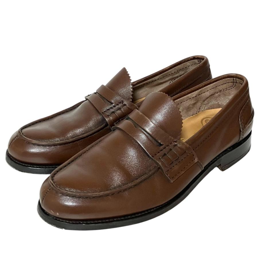 church's（6.5）ドライビングシューズ レザー 軽量 デッキシューズ