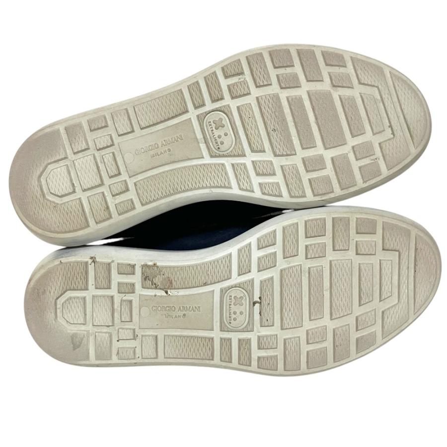 GIORGIO ARMANI 美品 ジョルジオアルマーニ スエードレザー スリッポン