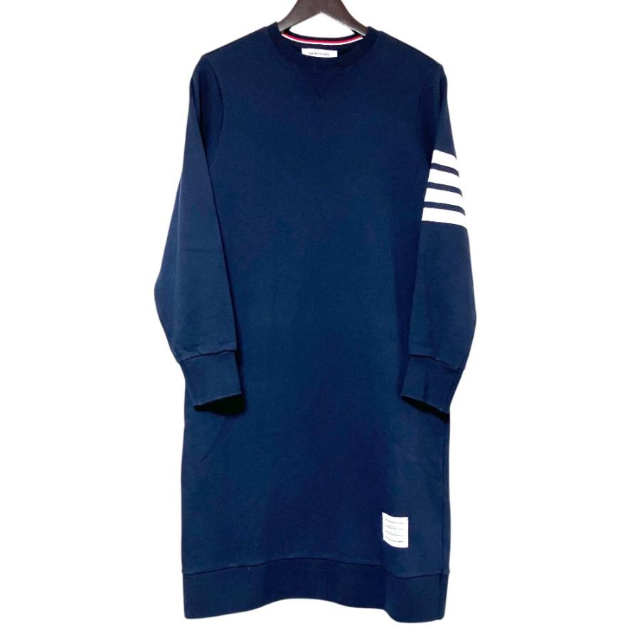 ソ*ム様 【値下げ】THOM BROWNEトムブラウンスウェット4BAR ネイビ THOM BROWNE（トム ブラウン） 美品 4BARストライプ スウェット