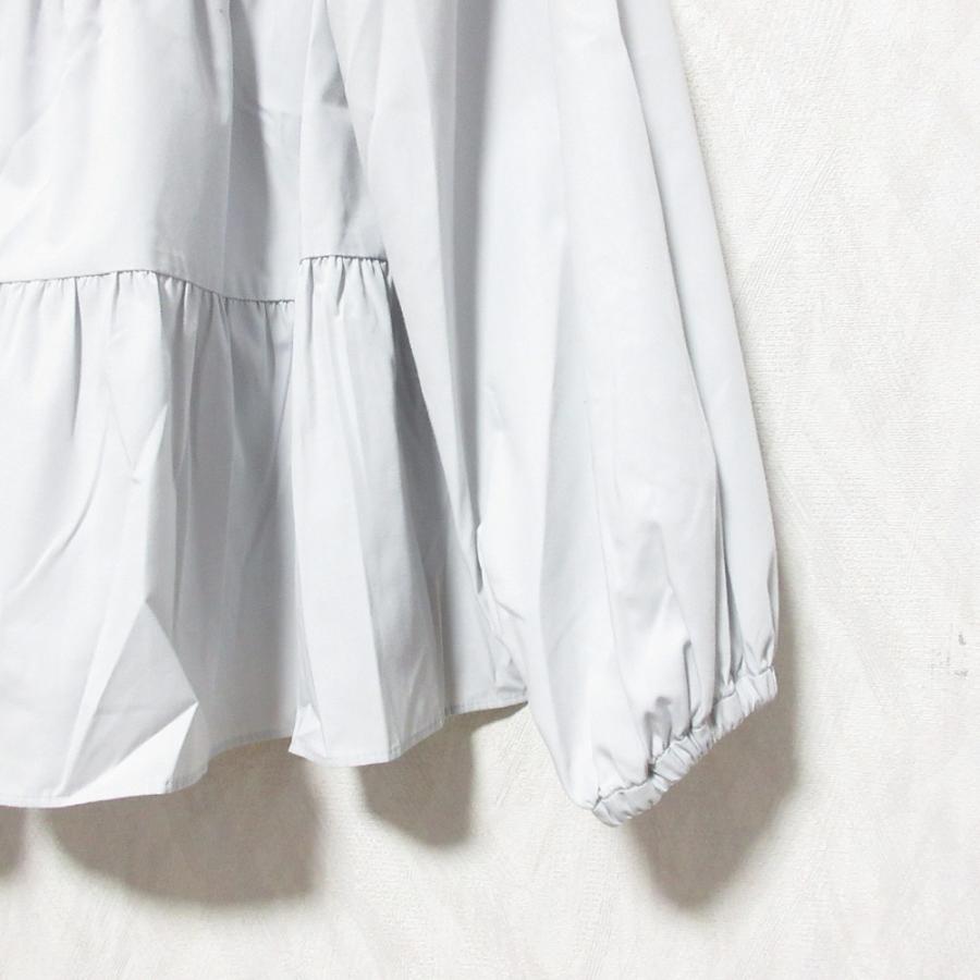 Yori 良品 ヨリ スカラップ ロングスリーブブラウス YR21-23100AW 